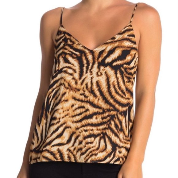 Socialite Tiger Print Camisole - Picture 1 of 8